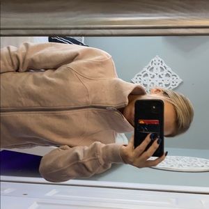 Lululemon Scuba Light Pink Sweatshirt